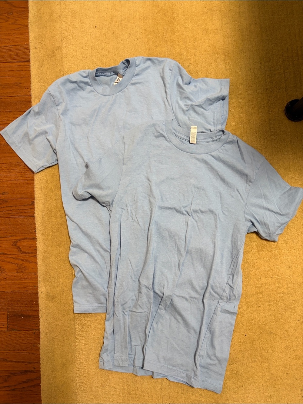 60/40 Blend- 2 American apparel tshirts worn 1x